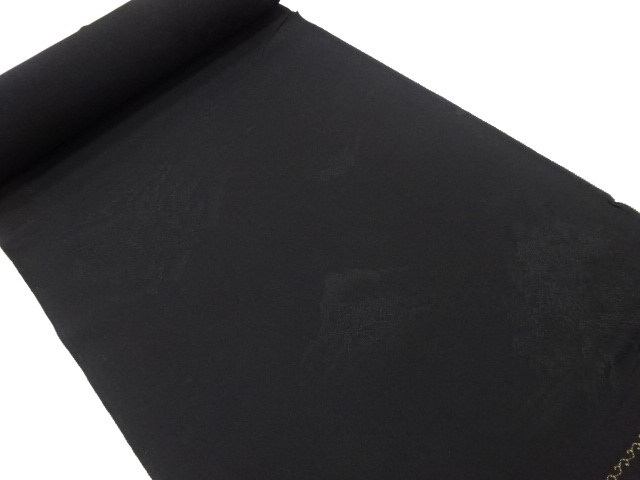 アンティーク　遠山模様織り出し　羽尺反物